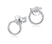 Silver Stud Earrings STS-2720n